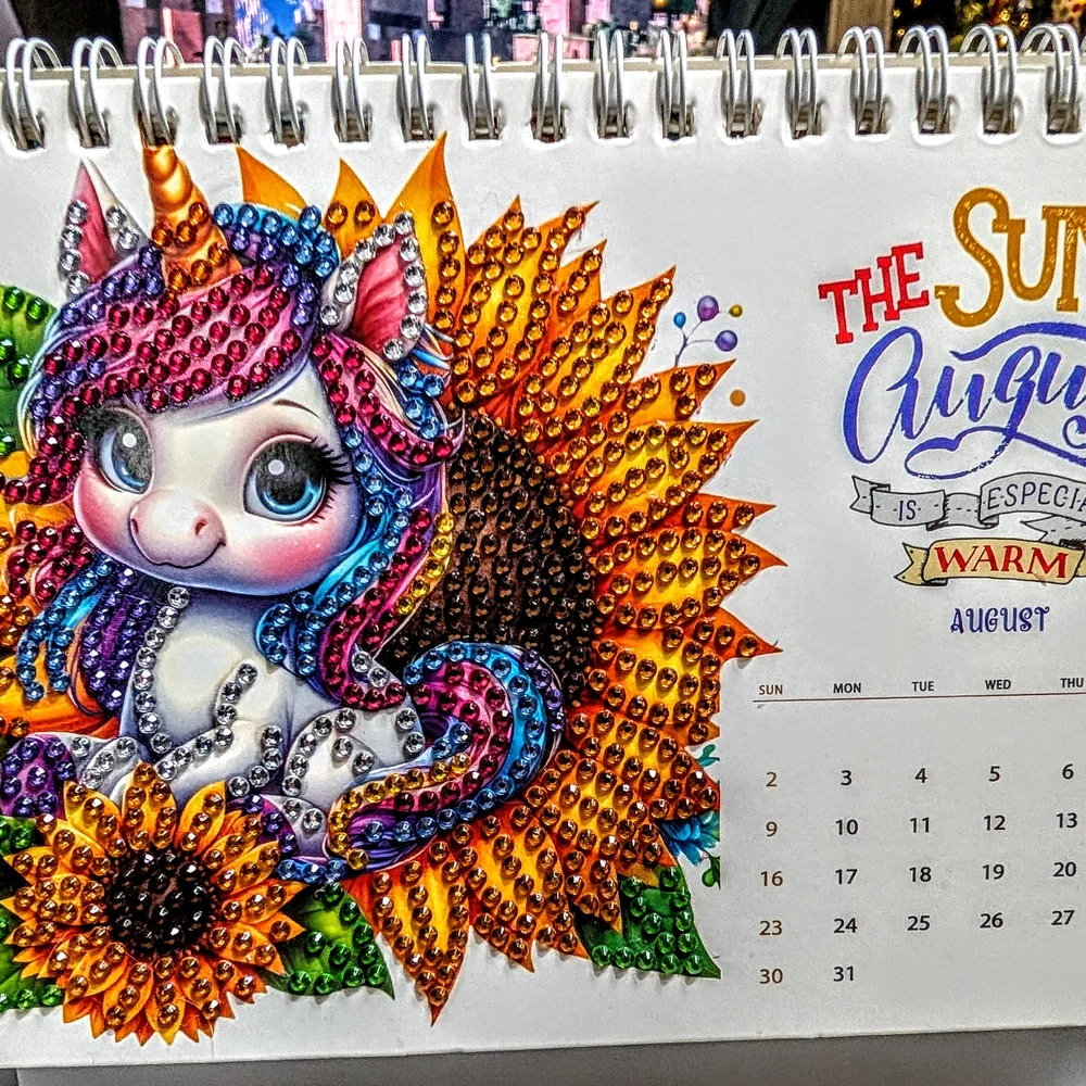 ✨ Grace Through the Seasons™ Diamond Art Desk Calendar ✨